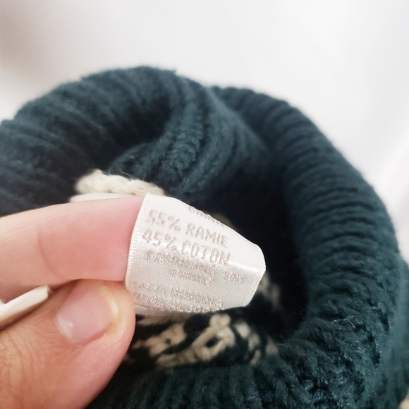 VINTAGE Jones New York Sport sweater hand knit handknit - Picture 5 of 5